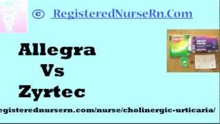 Allegra Vs Zyrtec [upl. by Bonita]