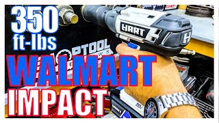 HART 20Volt 12quot Impact Wrench Review  350 ftlbs FROM WALMART [upl. by Zackariah]