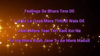 Feeling se bhara Mera dil lyrics full song  vatsala female cover  English subtitles Hindi song [upl. by Akeimat]