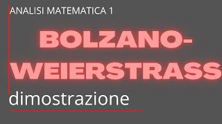 Teorema di BolzanoWeierstrass per successioni con dimostrazione [upl. by Enaillil]