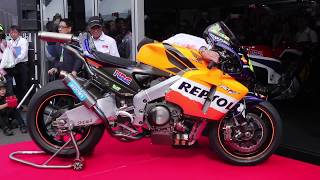 HONDA V5 RC211V 2002 MotoGP Exhaust Sound [upl. by Anileva]