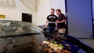 Sheamus takes Alberto Del Rios luxury car for a spin Raw August 6 2012 [upl. by Wyly]