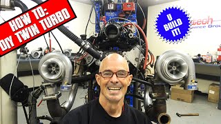 HOW TO CHEAP DIY TWIN TURBO LS KIT GT3582s [upl. by Ecargyram]