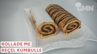 Easy Jam Cake Rolls  Rollade me Reçel Kumbulle [upl. by Llyrad]