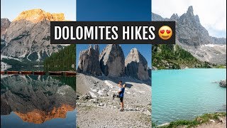 Hiking the Dolomites Lago di Braies Tre Cime di Lavaredo amp Lago di Sorapis  Italy Day 1 [upl. by Limemann965]