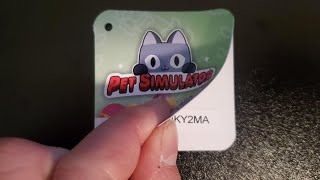 PET SIMULATOR X HUGE SOCK DRAGON CODE [upl. by Jeritah415]