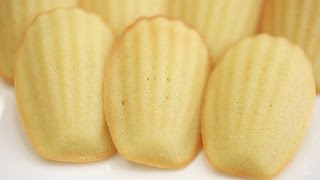 HOMEMADE MADELEINES RECIPE FRENCH BUTTER CAKES [upl. by Sum396]