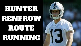 Hunter Renfrow Route Running Breakdown [upl. by Holman576]