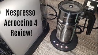 Nespresso Aeroccino 4 Milk Frother Review  Worth upgrading from the Aeroccino 3 [upl. by Sanger]