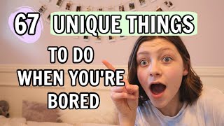 67 Actual FUN Things To Do When Youre Bored  Bethany [upl. by Hartley]