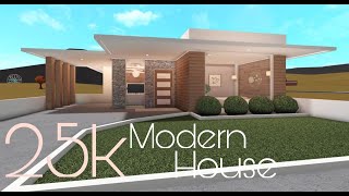 BLOXBURG 25K MODERN FAMILY HOUSE  NOGAMEPASS [upl. by Nerraj]