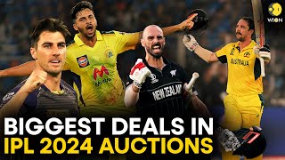 Biggest Deals in IPL 2024 Auctions [upl. by Lambertson]