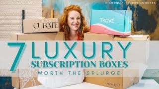 7 Luxury Subscription Boxes worth splurging on [upl. by Ecined]