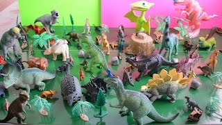 Dinosaur toy collection  Dinosaur train toys Safari Ltd and other dinosaur toys for children [upl. by Kanal]