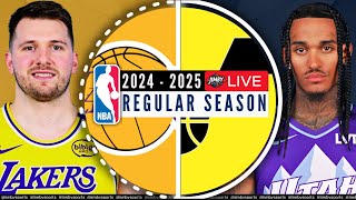 Los Angeles Lakers vs Utah Jazz NBA Live Scoreboard [upl. by Vladamir]