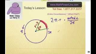 How to Find Arc Length Radians [upl. by Isolt178]