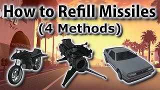 4 Ways to Refill Missiles on Oppressor MkII Deluxo Stromberg amp Any Weaponized Vehicle  GTA Online [upl. by Ecenaj]