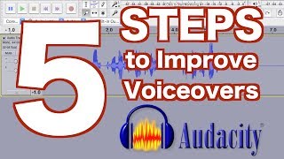 5 STEPS to Improve Your VOICEOVER in Audacity [upl. by Eidnew]