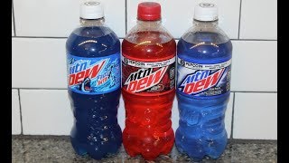 Mtn Dew Frost Bite Code Red amp Voltage Review [upl. by Alenairam176]