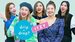 ITZY Reacts to Their Best Looks  Drip Or Drop  Cosmopolitan [upl. by Alesi615]