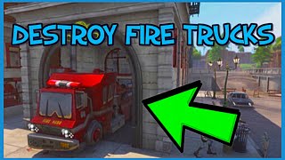 Destroy Fire trucks Daily Quest  Fortnite Save The World Guide [upl. by Alegnat]