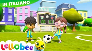 Giochiamo A Calcio  Nuovissimi cartoni animati per bambini  Lellobee Italiano [upl. by Oitaroh]