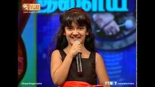 Super Singer Junior  Vizhigal Meeno by Spoorthi [upl. by Lavery]