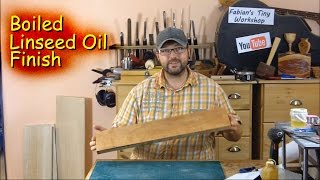 How to apply a Boiled Linseed Oil Finish [upl. by Ariam747]