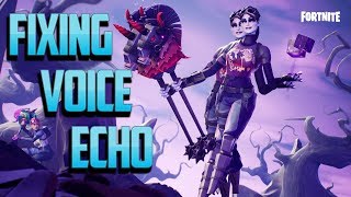 Fortnite Echo Mic  Hear voice chat twice Consoles [upl. by Orrocos]