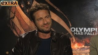 Gerard Butler on His New Girlfriend Im Very Lucky [upl. by Compte]