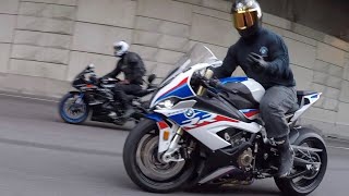 2020 BMW S1000RR vs Yamaha R1M [upl. by Fruma]