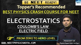 ELECTROSTATICS PART1 L23  NEET Physics Crash Course  NCERT Physics Class 12 [upl. by Neelehtak668]