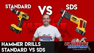 SDS drill versus standard hammer drill [upl. by Sirahs373]