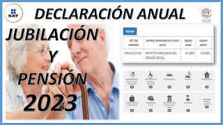 DECLARACION ANUAL PENSIONES Y JUBILACIONES [upl. by Anoyek]