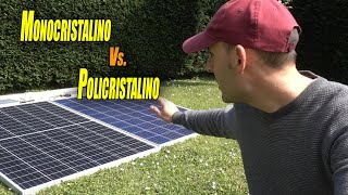 Comparativa panel solar Monocristalino Vs Policristalino [upl. by Byrd599]