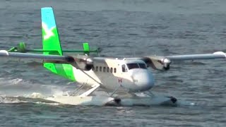 Twin Otter Seaplane Landing [upl. by Laeria56]