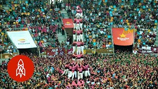 Behold the Human Towers of Catalonia [upl. by Mcclees]