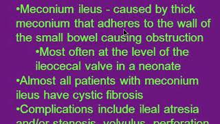 Meconium syndrome meconium ileus [upl. by Vincenz671]