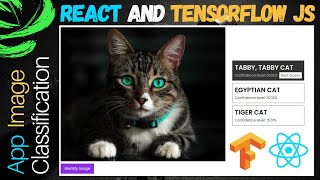 Make an image classification app using React and Tensorflow JS [upl. by Anayek]