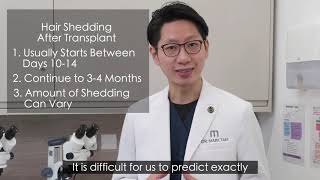 Hair Transplant Recovery  Advice for After a Hair Transplant  Dr Mark Tam [upl. by Rana]