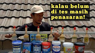 tes cat waterproofing  cat anti bocor part 1 [upl. by Akkinahs]