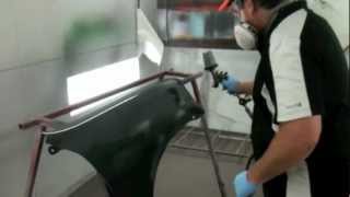 Basic Steps How To Spray Primer Sealer [upl. by Berns527]