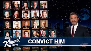 Jimmy Kimmel Breaks Down Path to a Trump Conviction [upl. by Idnaj]