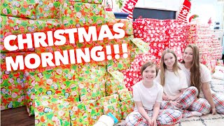 CHRISTMAS MORNING 2021 Opening Christmas Presents Part 1  Family 5 Vlogs [upl. by Lona]