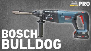 Bosch Bulldog Cordless Rotary Hammer [upl. by Eadahc889]