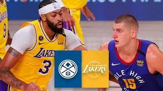 Denver Nuggets vs Los Angeles Lakers GAME 1 HIGHLIGHTS  2020 NBA Playoffs [upl. by Meeker541]