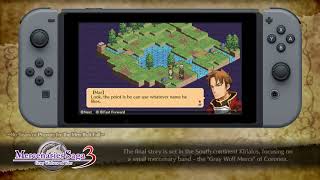 Mercenaries Saga Chronicles  Trailer de Lançamento  Switch [upl. by Annij]