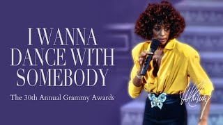 Whitney Houston  I Wanna Dance With Somebody The 30th Annual Grammy Awards 1988 [upl. by Mroz]