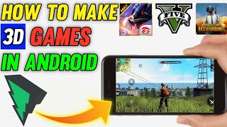 How to make games like Free Fire  Free Fire jaise game kaise banaye  create games in Android [upl. by Enidlarej]