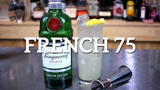 French 75 Gin Cocktail Recipe [upl. by Vivianne]